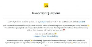 Javascript Github repo hữu ích