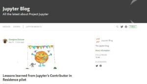 project jupyter blog